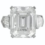 5 Carat Emerald-cut Statement / F color | SI | 14K White Gold