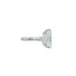 5 Carat Emerald-cut Statement | VVS | 14K White Gold | Flawless-Level Presence - Image 3