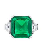 5 Carat Emerald-cut Statement | 14K White Gold | Refined Grandeur | Signature