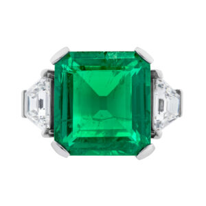 5 Carat Emerald-cut Statement | 14K White Gold | Refined Grandeur | Signature