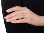 5 Carat Emerald-cut Statement | VS | 14K White Gold | Timeless Brilliance - Image 4