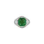 5 Carat Emerald-cut Statement | 14K White Gold | Radiant Elegance