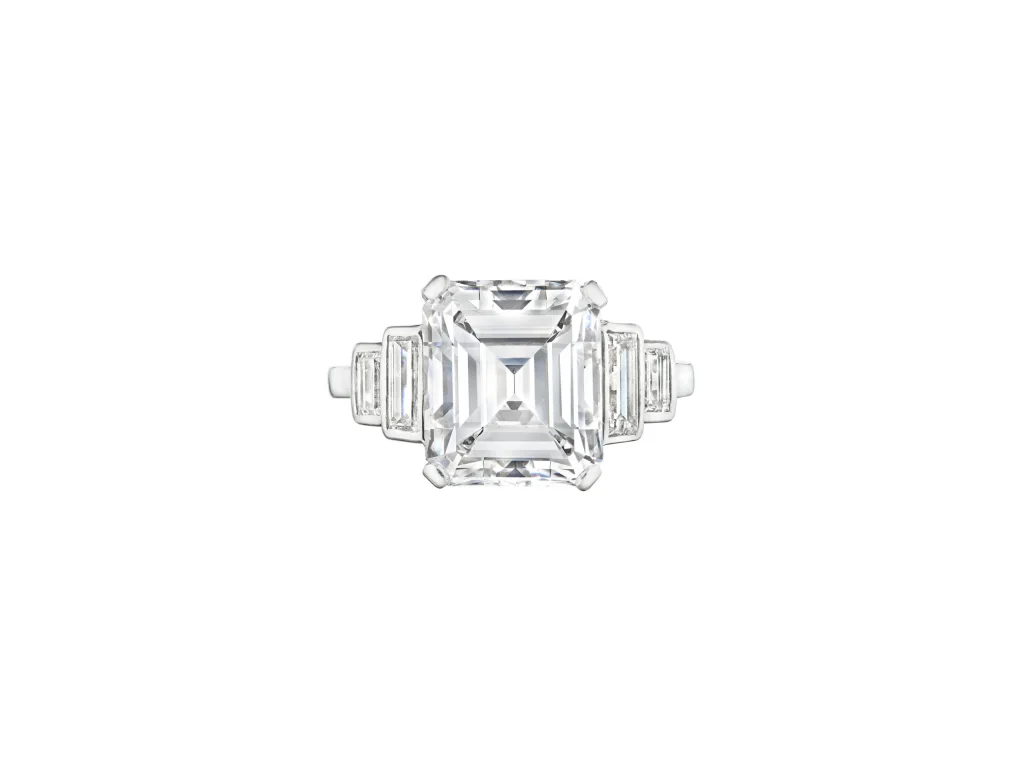 5 Carat Emerald-cut Statement / I color | VS | 14K White Gold | Refined Grandeur