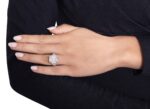5 Carat Emerald-cut Statement / J color | VS | 14K White Gold - Image 4