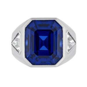 5 Carat Emerald-cut Statement | 14K White Gold | Radiant Elegance | Heirloom