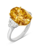 5 Carat Oval Statement | Fancy Yellow | 14K White Gold | A Crown-Worthy Fancy Rarity - Image 6