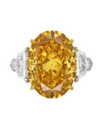 5 Carat Oval Statement | Fancy Yellow | 14K White Gold | A Crown-Worthy Fancy Rarity