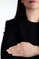 5 Carat Round Brilliant Statement | Fancy Yellow | 14K White Gold | Sunlit Royal Radiance - Image 5