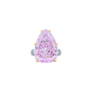 5 Carat Pear Statement | Fancy Yellow | 14K White Gold | Sunlit Royal Radiance | Signature