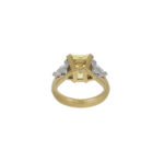 5 Carat Radiant Statement | Fancy Yellow | 14K White Gold | Colour-Collector’s Treasure - Image 3