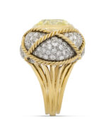 5 Carat Oval Statement | Fancy Yellow | 14K White Gold | Rare Fancy-Color Splendour - Image 4