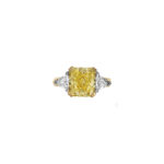 5 Carat Radiant Statement | Fancy Yellow | 14K White Gold | Rare Fancy-Color Splendour