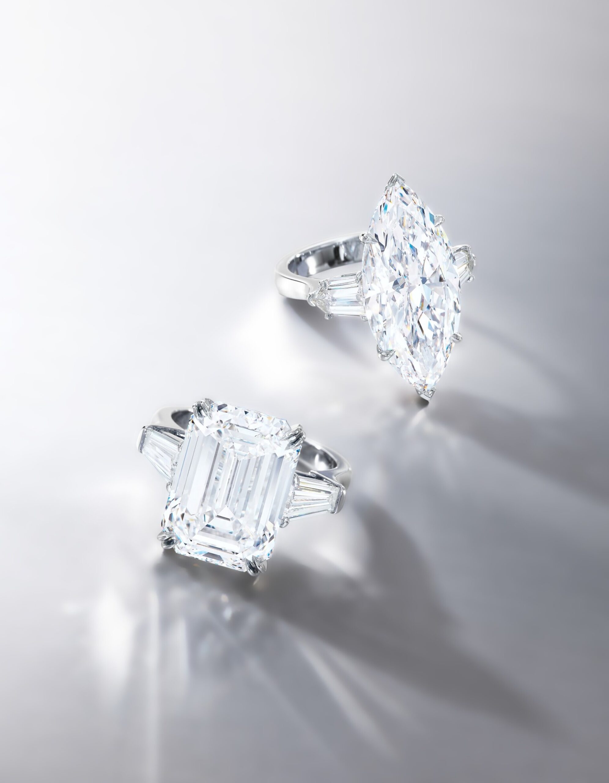 5-carat-marquise-cut-f-vs-245-000-front-view-primary.jpg 5 Carat Marquise Statement | Brilliant White / F color | VS | 14K White Gold - Image 1