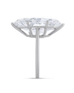 5 Carat Marquise Statement | Brilliant White / F color | VVS | 14K White Gold - Image 3