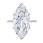 5 Carat Marquise Statement | Brilliant White / F color | VVS | 14K White Gold