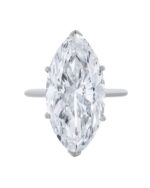 5 Carat Marquise Statement | Brilliant White / F color | VVS | 14K White Gold