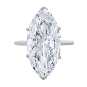 5 Carat Marquise Statement | Brilliant White / F color | VVS | 14K White Gold