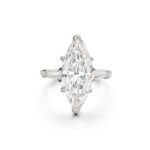 5 Carat Marquise Statement | Brilliant White | VS | 14K White Gold | Timeless Brilliance