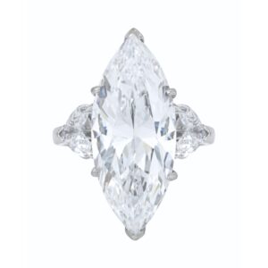 5 Carat Marquise Statement | Brilliant White | VS | 14K White Gold | Heirloom-Worthy Glow