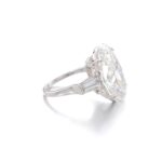 5 Carat Oval Statement | Brilliant White / D color | VS | 14K White Gold - Image 2