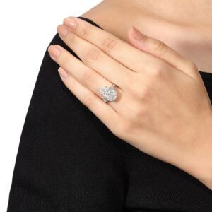 5 Carat Pear Statement | Brilliant White / D color | FL/IF | 14K White Gold
