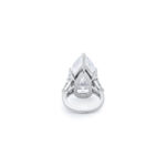 5 Carat Pear Statement | Type IIa | Brilliant White / D color | FL/IF | 14K White Gold - Image 7