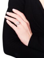 5 Carat Pear Statement | Type IIa | Brilliant White / D color | FL/IF | 14K White Gold - Image 8