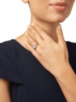 5 Carat Pear Statement | Brilliant White / F color | SI | 14K White Gold