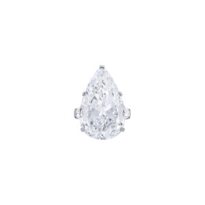 5 Carat Pear Statement | Brilliant White / J color | VS | 14K White Gold | Radiant Elegance