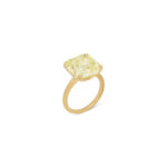 5 Carat Radiant Statement | Fancy Yellow | 14K White Gold | Sunlit Royal Radiance | Heirloom - Image 5