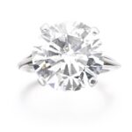 5 Carat Round Brilliant Statement | Brilliant White / G color | VVS | 14K White Gold