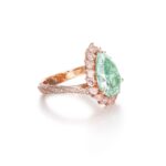 5 Carat Round Brilliant Statement | Fancy Yellow | 14K White Gold - Image 2