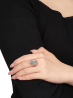 5 Carat Round Brilliant Statement | Fancy Yellow | 14K White Gold - Image 4