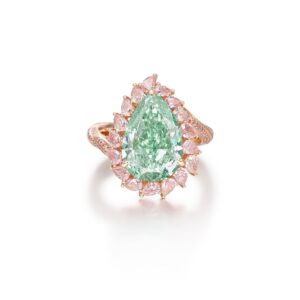 5 Carat Round Brilliant Statement | Fancy Yellow | 14K White Gold