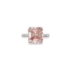 5 Carat Round Brilliant Statement | Fancy Pink | 14K White Gold | Rare Fancy-Color Splendour