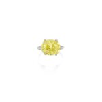 5 Carat Round Brilliant Statement | Fancy Yellow | 14K White Gold | Sunlit Royal Radiance