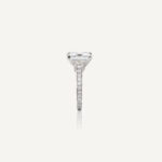 5 Carat Princess Statement | Brilliant White / F color | SI | 14K White Gold - Image 2