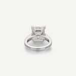 5 Carat Princess Statement | Brilliant White / F color | SI | 14K White Gold - Image 3