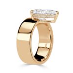 3 Carat Pear Diamond Ring | Brilliant White | 14K White Gold | Quiet Power | Modern Classic - Image 3