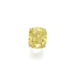 50 Carat Cushion Statement | Fancy Yellow | 14K White Gold | Colour-Collector’s Treasure - Image 2