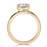 3.01 Carat Cushion Diamond Ring | Brilliant White | 14K White Gold | Everyday Royalty - Image 4