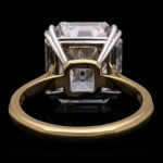9.01 Carat Asscher Statement | Brilliant White | 14K White Gold | Radiant Elegance - Image 3