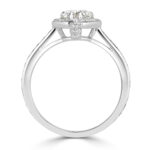 3 Carat Pear Diamond Ring | Brilliant White | 14K White Gold | Everyday Royalty - Image 4