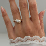 1 Carat Marquise Statement | Brilliant White | 14K White Gold | Refined Light | Signature