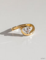 1 Carat Pear Statement | Brilliant White | 14K White Gold | Classic Charm | Signature - Image 2