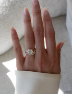 1 Carat Pear Statement | Brilliant White | 14K White Gold | Classic Charm | Signature