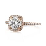 1 Carat Round Brilliant Diamond Ring | Brilliant White | 14K White Gold | Elegant Sparkle - Image 2