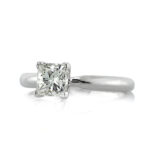 1 Carat Princess Diamond Ring | Brilliant White | 14K White Gold | Classic Charm - Image 2
