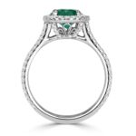 2.6 Carat Oval Diamond Ring | 14K White Gold | Effortless Elegance - Image 4
