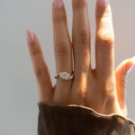 Oval Statement | Brilliant White | 14K White Gold | Classic Charm | High Jewellery